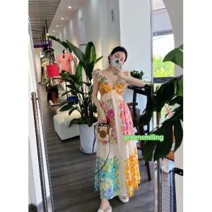 リゾートワンピース キャミソール 沖縄 大人 ...の詳細画像2