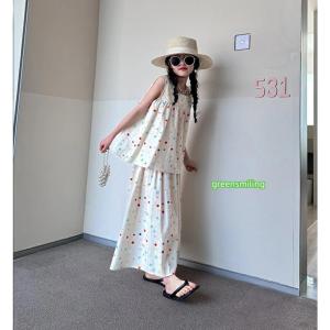 女の子 ワンピース風 可愛い ドット柄 2点セ...の詳細画像1