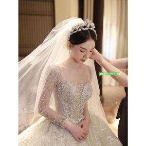 花嫁 ウェディングドレス スイートハートネック...の詳細画像1