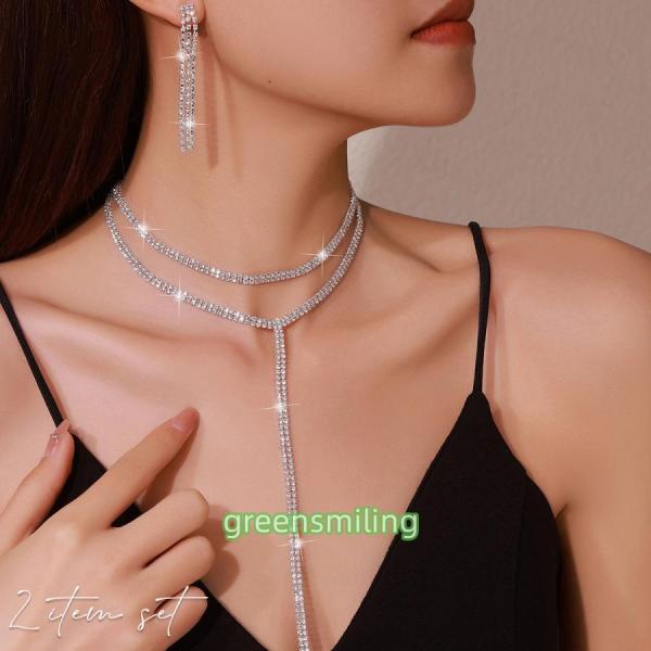 ネックレス ピアス 2点セット 前撮り パーティー ウェディング ウエディング ブライダル 結婚式 ...