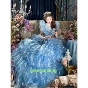 カラードレス ピンク ベアトップ ウェディングドレス 結婚式 二次会