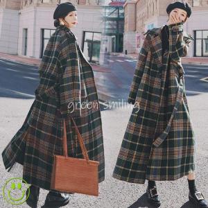 ショートコート レディース 冬 韓国 チェック柄 コート 襟 アウター