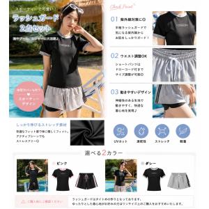 新作 フィットネス水着 レディース タンキニ ...の詳細画像5