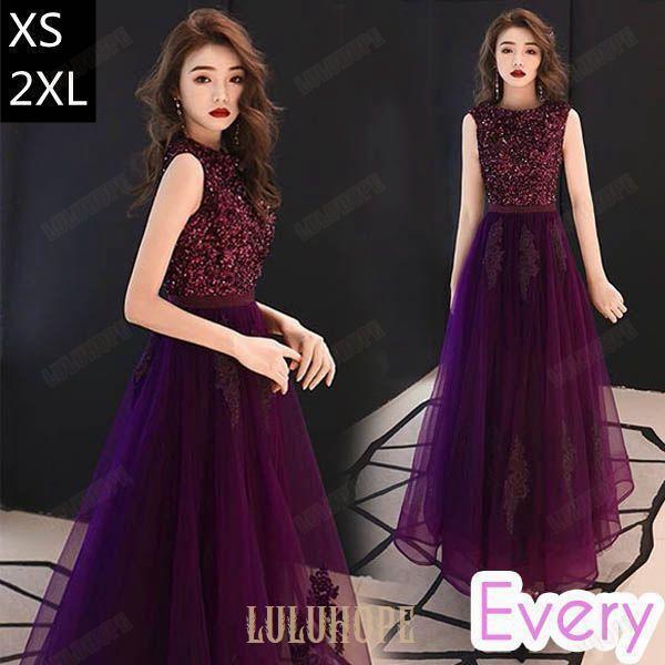 ドレス ロングドレス レディース ノースリーブ 袖なし スパンコール 小さいサイズ 演奏会 ロング丈...