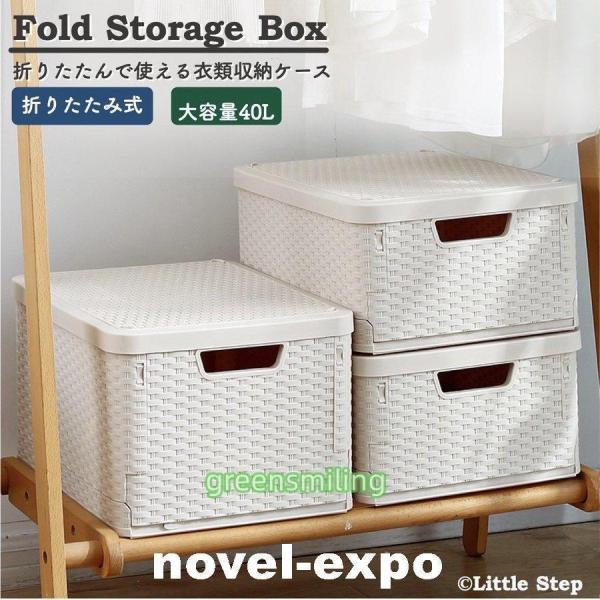 収納ボックス フタ付き プラスチック おしゃれ 幅30 折りたたみ 積み重ねできる