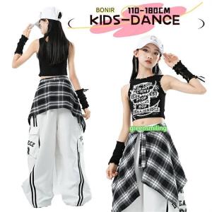 キッズ ジャズ ダンス衣装 女の子 ズボン ブラ...の商品画像