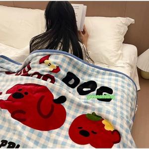 ブランケット 膝掛け ひざ掛け 冬用 毛布 軽...の詳細画像5