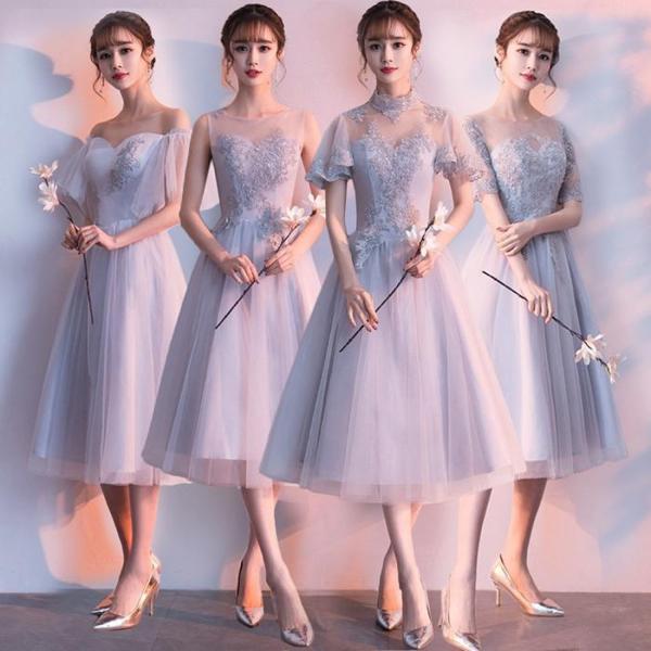 グレードレス パーティードレス レディース ミモレドレス 袖あり 編み上げドレス 締め上げタイプ 結...