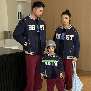 親子 ペアルック 赤ちゃん アウター 前開き 韓国風 シンプル おしゃれ 親子ペアルック 秋 冬 トップス ゆったり ママ 女の子 ペアルック 親子 ブランド 長袖 パ