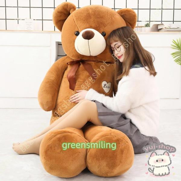 テディベア 100cm ぬいぐるみ 大きい 大きいぬいぐるみ くま 抱き枕 お座りくまさん 特大 ぬ...