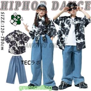 キッズ ダンス衣装 セットアップ 女の子 黒 タ...の商品画像