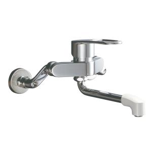 LIXIL(リクシル) INAX RSF-861Z キッチン蛇口 水栓 キッチン用 壁付 シングルレバー 混合水栓 ソフトシングル 吐水部長さ170mm 回せるもんタイプ