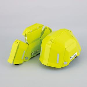 防災ヘルメット 折りたたみ式 ブルームII 収納袋付 防災 災害 対策 安全 薄型 保管 便利 組立式 ライム トーヨーセフティー No.101