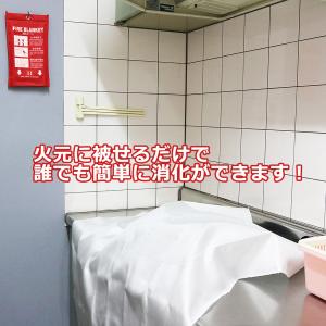 消火器 家庭用 角利 消火シート 1m×1m ...の詳細画像3