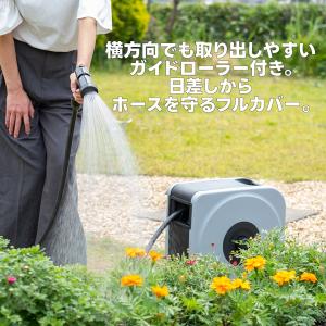 ホース ホースリール 30m 散水ホース 洗車...の詳細画像1