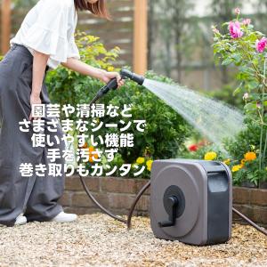 ホース ホースリール 30m 散水ホース 洗車...の詳細画像2