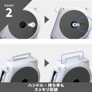 ホース ホースリール 散水ホース 洗車 オーロ...の詳細画像3
