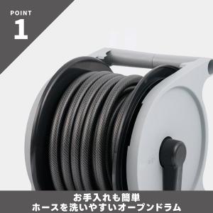 ホース ホースリール 30m 散水ホース 洗車...の詳細画像2