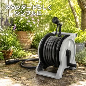 ホース ホースリール 30m 散水ホース 洗車...の詳細画像1