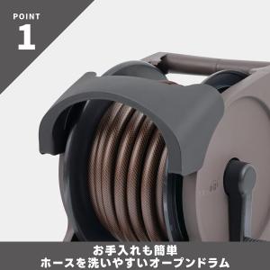 ホース ホースリール 20m 散水ホース 洗車...の詳細画像2
