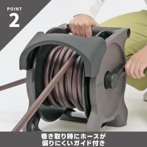 ホース ホースリール 20m 散水ホース 洗車...の詳細画像3