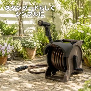 ホース ホースリール 30m 散水ホース 洗車...の詳細画像1