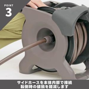 ホース ホースリール 30m 散水ホース 洗車...の詳細画像4