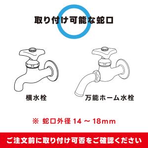 ホース ホースリール 15m 散水ホース 洗車...の詳細画像2