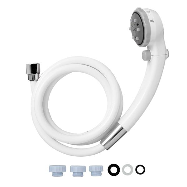 シャワーヘッド シャワー マッサージシャワピタホースセット JS456GY 手元止水 おすすめ タカ...