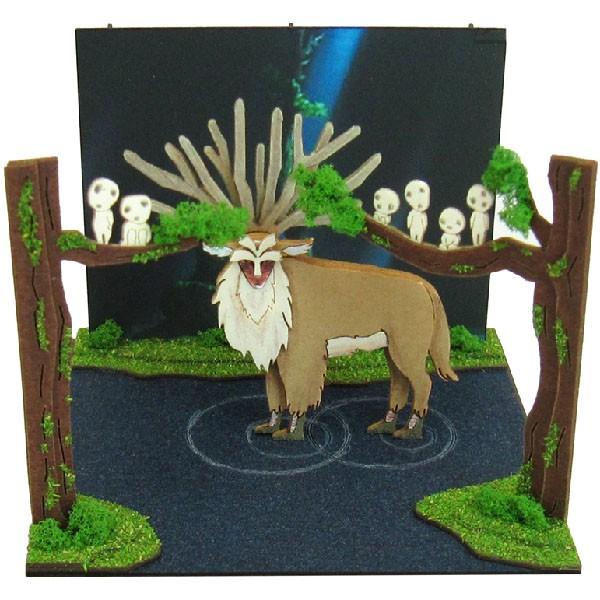 もののけ姫 みにちゅあーとキットmini【シシ神の森】（MP07-43）　ペーパークラフト/紙工作/...