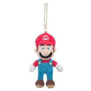 スーパーマリオ フィギュア プルバック プールバッグ キーホルダーポールチェーン スーパーマリオ フィギュア プルバック プールバッグ