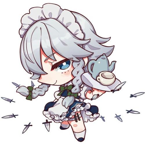 東方projectキーホルダー アクリルキーホルダー東方Project Vol.1 十六夜咲夜　-R...