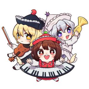 東方projectキーホルダー　アクリルキーホルダー東方Project Vol.2 プリズムリバー三姉妹　-RINGOEN-｜grep