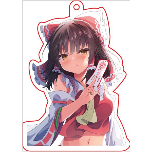 東方project「博麗 霊夢10-3」アクリルキーホルダー　-ぱいそんきっど-