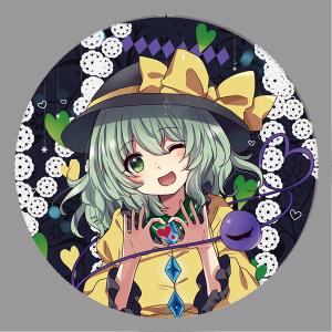 東方project缶バッジ 東方project「古明地 こいし11-1」ビッグ缶バッジ　-ぱいそんきっど- 東方缶バッジ｜grep