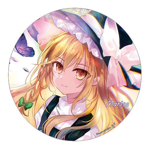 東方Project缶バッジ すなめりドリル缶バッジ 魔理沙(カズ)202402　-悶KID- 東方缶...