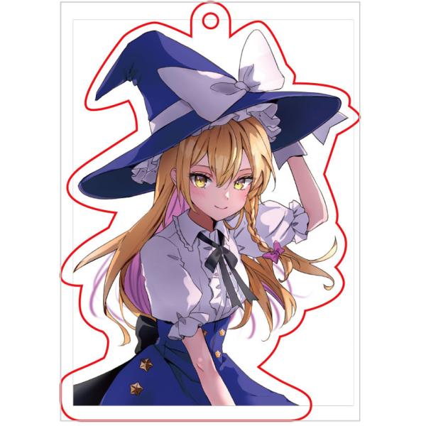 東方project「霧雨魔理沙12-2」アクリルキーホルダー　-ぱいそんきっど-