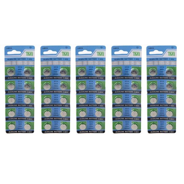 ボタン電池 LR44 50個 コイン電池 セル電池 A76 PX76A RW82 V13GA アリカ...