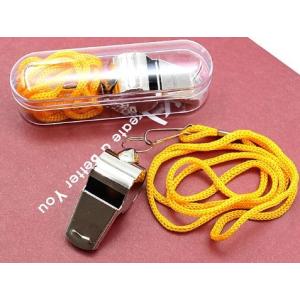 審判 ホイッスル 笛 ヒモ ケース付 バスケッ トサッカー