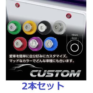 ナンバープレートボルト ナンバーボルト 盗難防止 いたずら対策