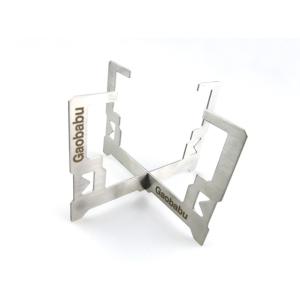 ガオバブ(Gaobabu)Gaobabuマルチクロス五徳(収納袋付き) 五徳 ミニ アルコールバーナ...