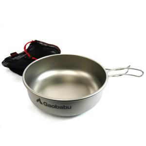 ガオバブ(Gaobabu) Gaobabuチタンボウル 500ml メッシュ袋付き  チタン チタニ...