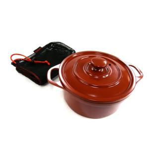 ガオバブ(Gaobabu) Gaobabuおそとでアヒージョ 両手鍋12cm(メッシュ袋付) 茶  ...