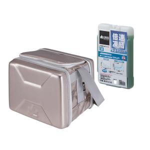 ロゴス(LOGOS) ハイパー氷点下クーラーM＋倍速凍結・氷点下パックM　お買い得2点セット  保冷...