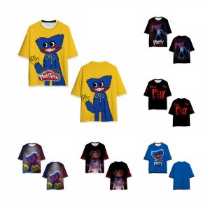 poppy playtime Tシャツ 半袖 トップス 大人 キッズ 男の子 女の子 トップス キャラクター 誕生日 柔らかい 半袖 男女兼用｜gri