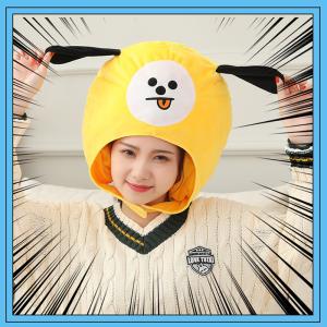 BTS(防弾少年団) bts帽子 bt21帽子ヘッドギアぬいぐるみ帽子