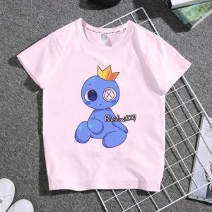 rainbow friends レインボー フレンズ Tシャツ 半袖 丸首 春夏 トップス キッズ 子供用 大人用 家族服 キャラクター 誕生日 男の子 女の子 衣服