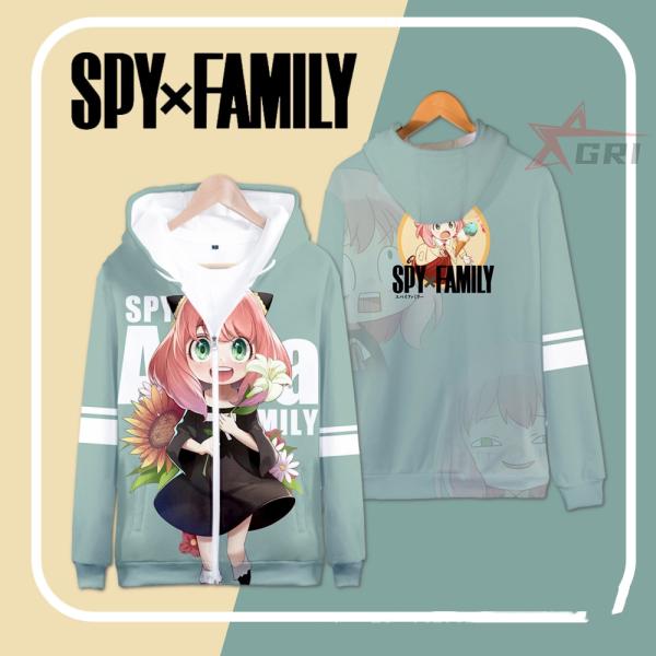 SPY×FAMILY スパイファミリーアーニャパーカー トップス メンズ  男女兼用 可愛い コスプ...