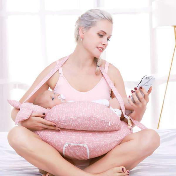 授乳クッション 授乳枕 抱き枕 妊婦 妊娠中 マルチクッション  赤ちゃん 洗える おしゃれ ナイス...