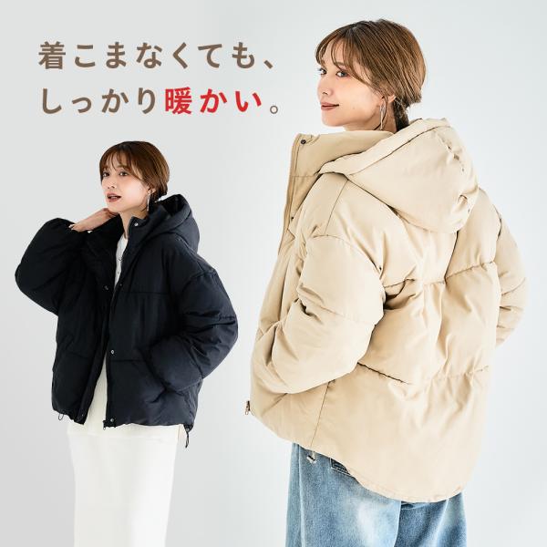 SALE フェイクダウン ジャケット レディース ダウンジャケット 中綿ジャケット アウター 軽い ...